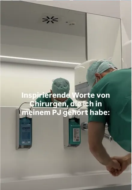 Instagram-Reel von Robin Runge: Inspirierende Worte im PJ