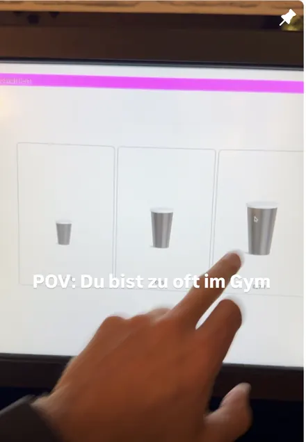 Instagram-Reel von Robin Runge: Zu oft im Gym